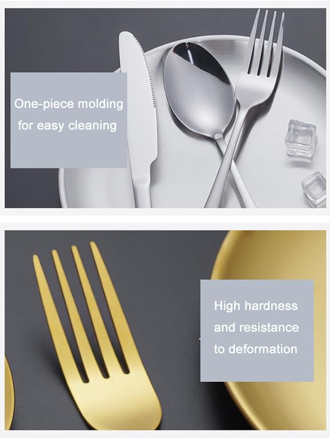 20 Pcs Camping Mess Kit Stainless Steel Outdoor Travel Kitchen Tableware Dinnerware Set for Hiking Camp BBQSilver