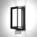 Sytmhoe Outdoor Wall Light Dusk to DawnModern Exterior Wall Sconce LED6000k Black Exterior Wall FixturesOuside Light for House Garage Walkway Backyard Garden