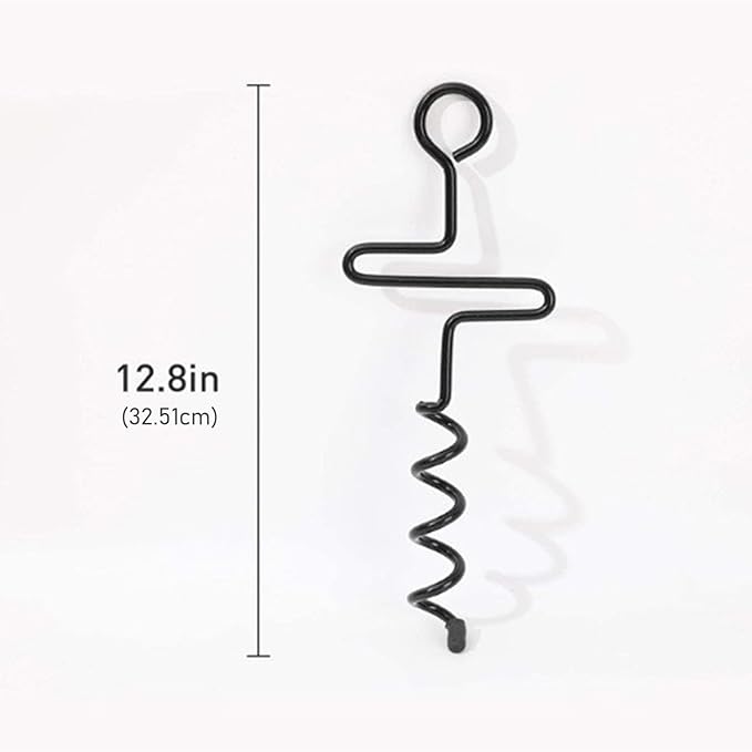 4pieces Outdoor Tent Spirals Stakes Heavy Type Ground Anchors Outdoor Camping Pegs for Secure Outdoor Shelter