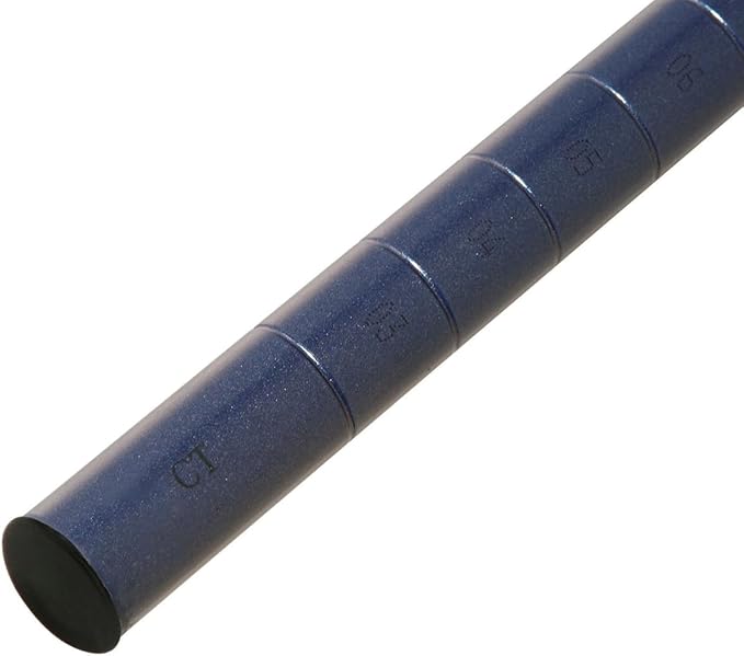Global Industrial P63NX4 Nexel Nexelon Post - 63 in. Leveler Installed - Blue