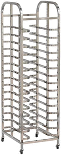 Quick Rack for Baking PansHeavy-Duty 15-Tier Speed Rack for Bread Pans - Commercial Baking Sheet Rack with Casters for Bakeries Restaurants &amp Food Service (169x60x46cm)