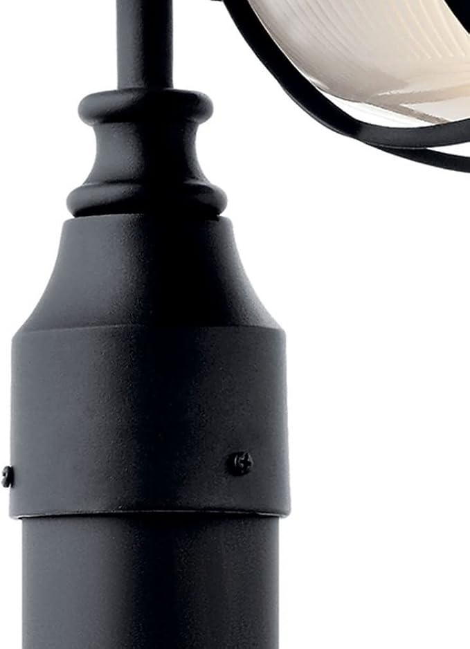 Kichler 49694BKT Harvest Ridge Outdoor Post Lantern in Textured Black