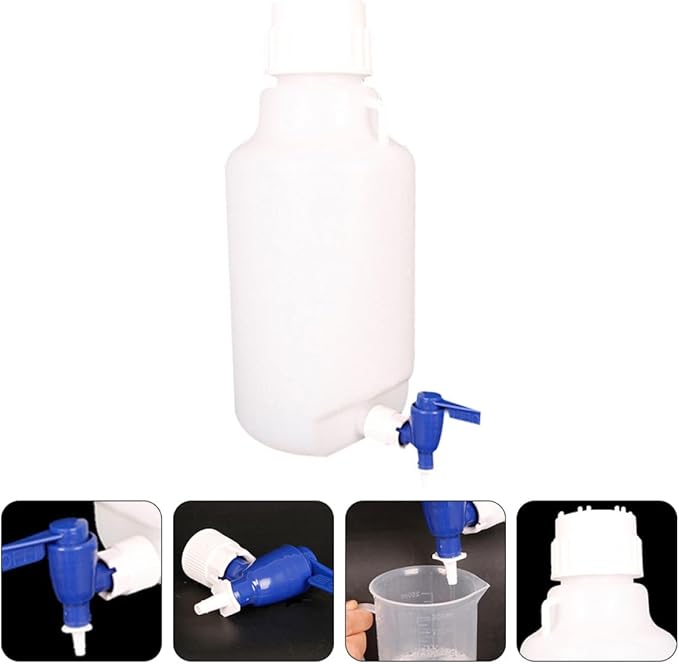 5l Food-grade Plastic Water Container with Spigot Break-resistant Honey Storage Dispenser Suitable for Enzyme and School Use