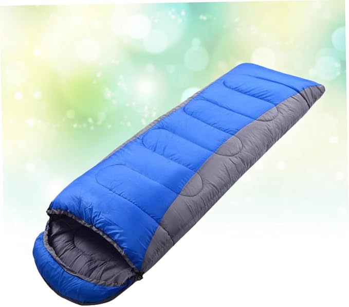 BESPORTBLE Winter Thickened Camping with Drawstring Hood and Lightweight Outdoor Sleep Sack for Hiking Backpacking and Cold Weather Activities