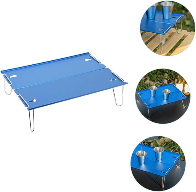 Camping Table Portable Outdoor Table for Picnic BBQ and Beach Easy to up and Carry and Stable Design