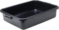 Winco Bus Box Dish Tub for Restaurants 5 Black