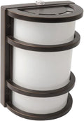 Feit Electric - Dusk to Dawn LED Bronze Half Moon Security Outdoor Wall Light 5000K (73702)