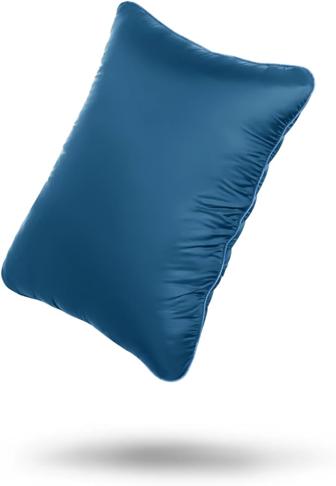 Camping PillowSupportive Compressible Travel Pillow Middle Size Lightweight Camp Pillow with Storage Bag for CampingHikingBackpackingAirplane