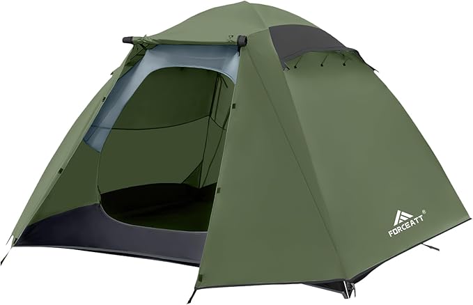Forceatt Camping Tent 2/3/4 Person Professional Waterproof &amp Windproof Lightweight Backpacking Tent Suitable for OutdoorHikingCamping Mountaineering and Travel