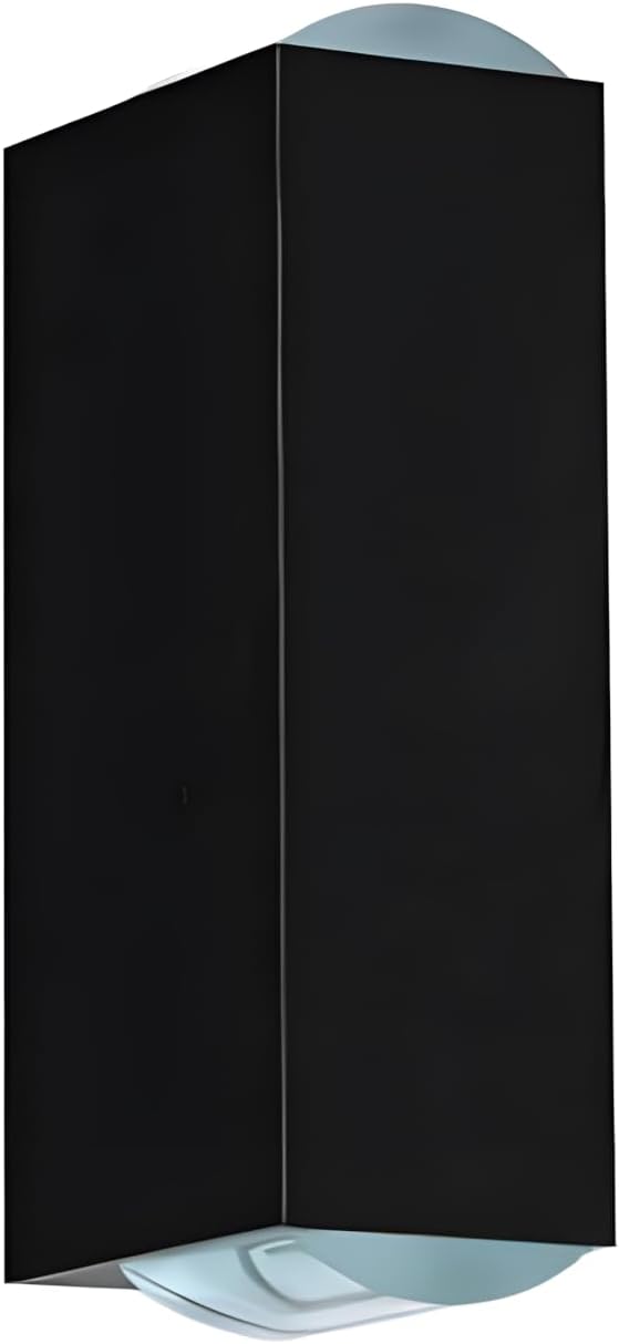 Bofea-Outdoor Waterproof Wall Sconce Black Aluminum Construction with Dual Up/Down LED Lights Outside Wall Lights Ideal for Patio Garden and Porch Lighting(One Main Beam Up and Down)