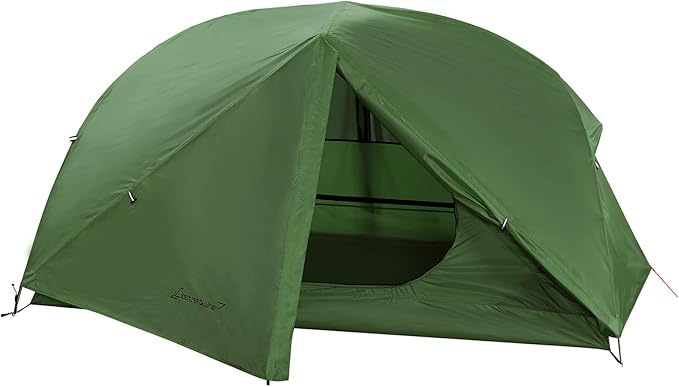 Clostnature 1/2 Person Backpacking Tent - Lightweight Two Person Tent for Backpacking Easy Set Up Waterproof Camping Tent for Adults Kids Scouts Large Size Outdoor Hiking Mountaineering Gear