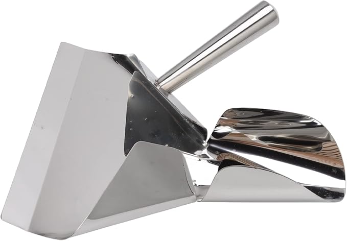 Stainless Steel Food French Fry Popcorn Shovel Easy To Use for Cinemas and Buffet