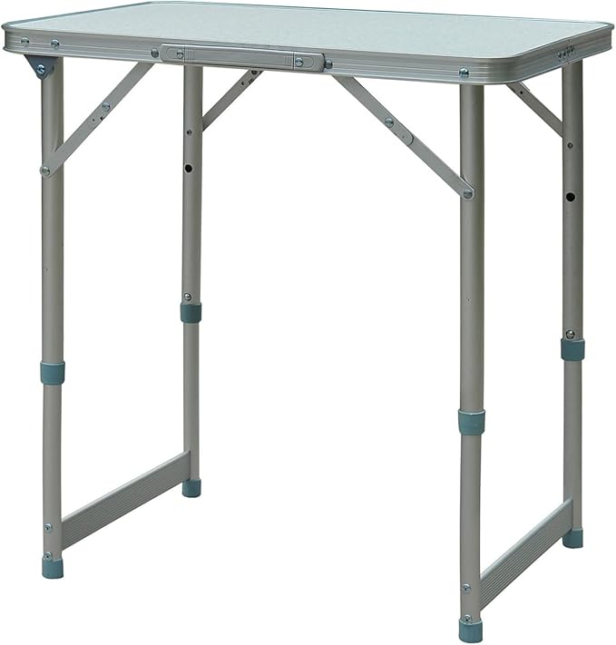 23 Portable Adjustable Folding Camping Table for Outdoor &amp Indoor Use