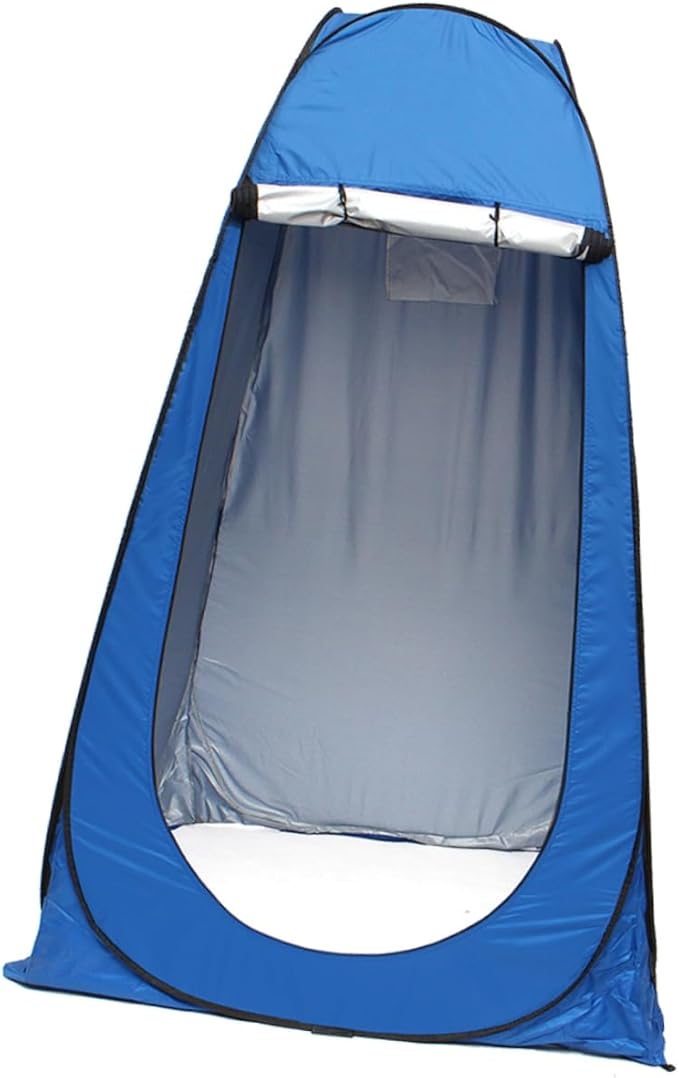 1Pc Portable Automatic Changing Clothes Tent for Fishing and Camping Movable Outdoor Dressing Room Beach Tent Blue