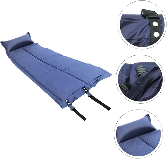 Portable Inflatable Sleeping Pad Ergonomic Camping Mat for Outdoor Activities Durable Comfortable Design for Backpacking Hiking Beach and Picnics Convenient Camping