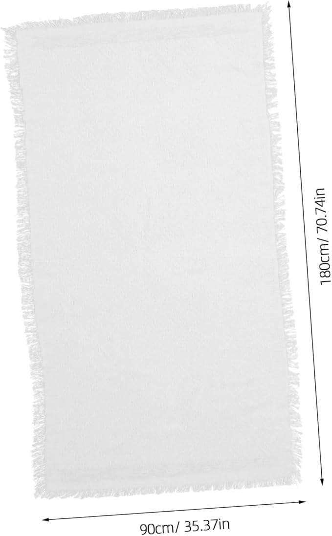 HANABASS White Picnic Blanket Thick Outdoor Beach Mat for Camping Relaxation Damp Rug for Multi Scene Use