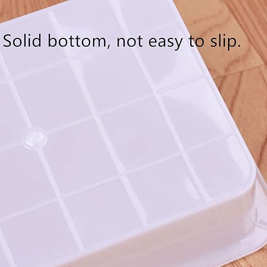 Dicunoy 6 Pack Commercial Bus Tubs 9L Plastic Dish Pan Basin White Rectangle Wash Basins Bus Box Meat Processing Tubs Tote Organizer Boxes for Art Supplies Toys Foods 14 L x 11 W x 4.4 H