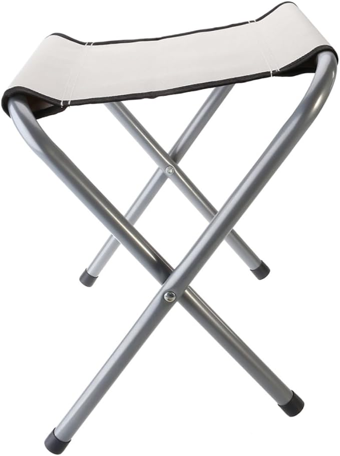 Happyyami Collapsible Camping Stool Foldable Stool Camping Gear Multifunctional Seat Table Footrest