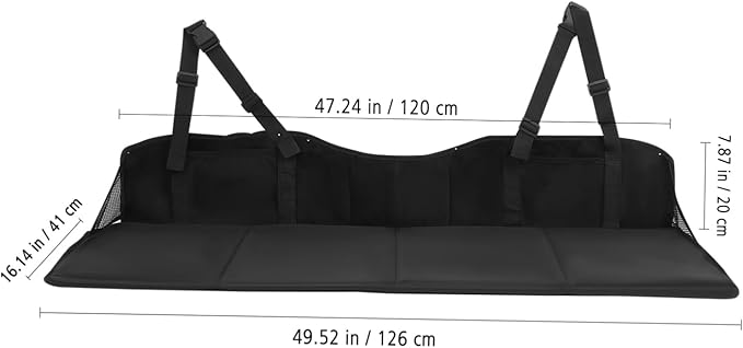 Car Mattress Extension Plate Flocking Back Seat Bed for Suvs Trucks and Compact Cars Removable Washable Cover Non Slip Design for Road Trips and Camping