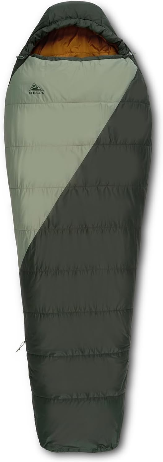 Kelty Cosmic Synthetic Fill 40 Degree Backpacking Sleeping Bag with Compression Straps Compact and Lightweight 2022