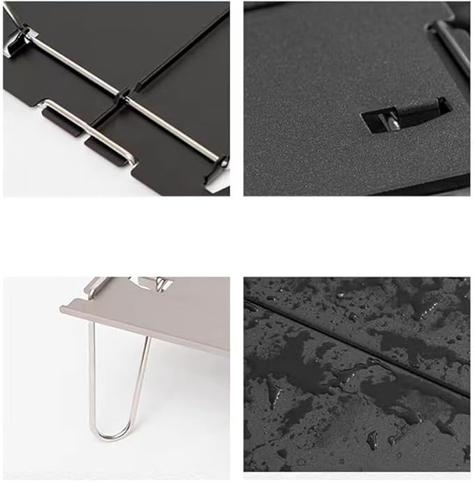 Outdoor Aluminum Alloy Folding Table Camping Portable Barbecue Table Hand Mini Table(D)