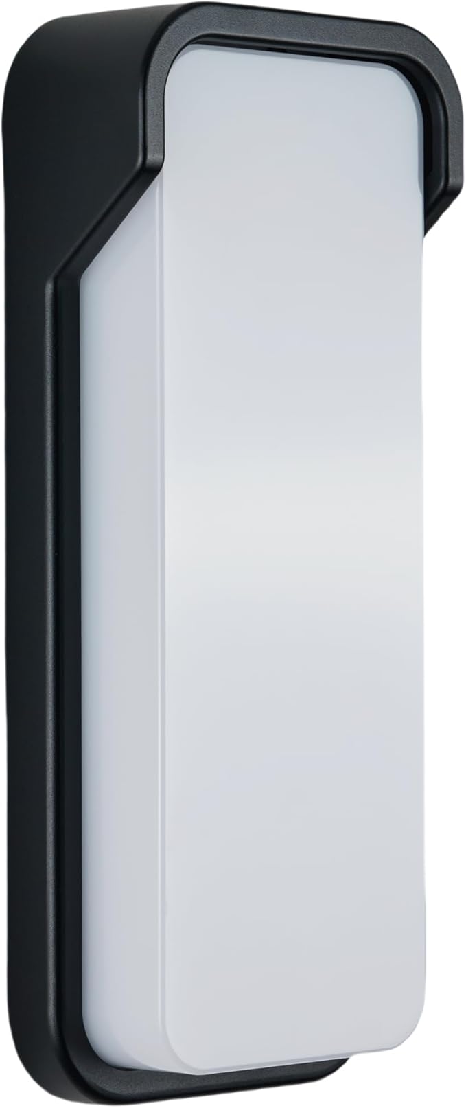 LANFU LED Modern Rectangular Outdoor Wall Sconce Light 3000K Outside Light for House Patio Black Warm White IP64 Waterproof Exterior Wall（16.5inch Bordered）