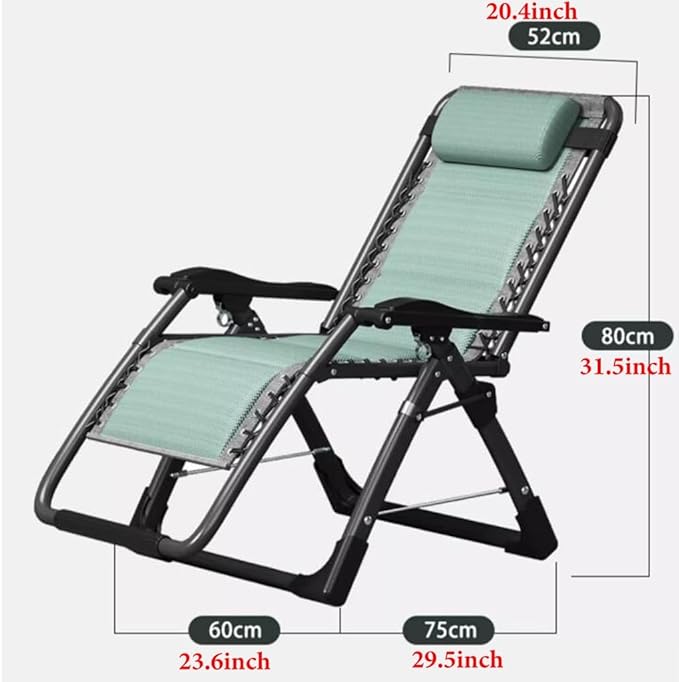 Padded Zero Gravity Chair Patio Recliner Chair Folding Camping Chairs with Cup Holder Lounge Chairs with 168° Angle Adjustment Beach Chair Deck Chairs Outdoor/Blue C (/Blue B)