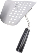 Generic Commercial Popcorn Scoop with Holes Stainless Steel French Fry and Popcorn Scoop Quick Fill Scooper Utility Serving Tool for Snacks Dessert Ice Dry Goods