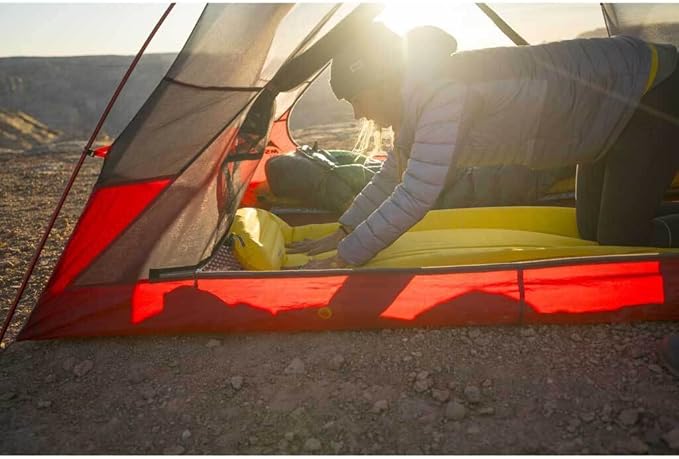 Therm-a-Rest NeoAir Xlite Camping and Backpacking Sleeping Pad Lemon Curry Large - 25 x 77 Inches WingLock Valve