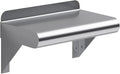 AmGood 6 in. x 10 in. Stainless Steel Wall Shelf | NSF Certified | Appliance &amp Equipment Metal Shelving | Kitchen Restaurant Garage Laundry Utility Room