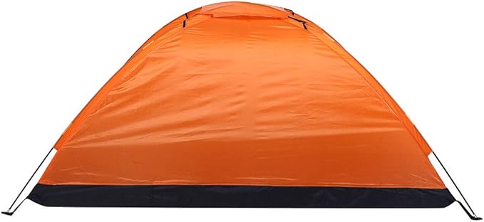 Pocreation Portable Tent Namiot 2 Osoby 1 Personne Made 1 Personne Namiot 2 Osoby of Fiberglass and Oxford Suitable for Camping Fishing Climbing Single Layer Tent with Round Door 3