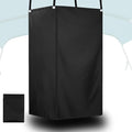 Privacy Curtain Tent for Boats Portable Heavy 600D Marine Grade Waterproof Fabric Pontoon Boat Changing Room and Privacy Room Easy to Install Under Bimini Top 30 L 27 W 72 H (Black)