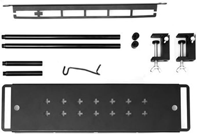 Camping Table Rack – Adjustable Clamp- Outdoor Storage Shelf Foldable Desktop Shelf for Camping | Portable Lantern Stand Lightweight Table Rack for Outdoor Use Camping Gear Storage