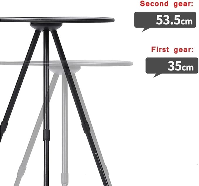 Portable Camping Table Aluminum Alloy Folding Table Compact Camp Table for Outdoor Picnic Beach Cooking Home Use (Color : B)