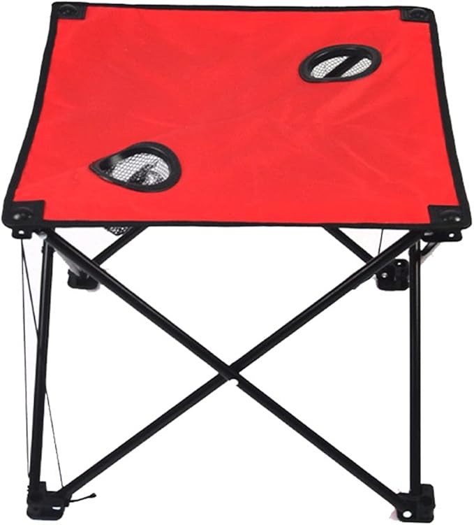 Folding Table Folding Table Waterproof Canvas Beach Table for Outside with 2 Cup Holders &amp Bags for Camping Portable Camping Table Folding Picnic Tables Portable Folding Camping Table