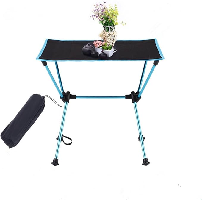 Lightweight Portable Folding Camp Table Collapsible Picnic Table with Carrying Bag Oxford Cloth for Outdoor Camping Hiking BBQ