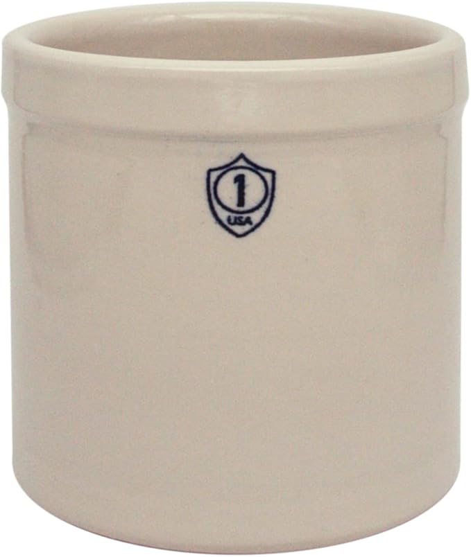 Gardener's Supply Company Ohio Stoneware 1GC Crock 7-34/x8-1/4-1 Gallon