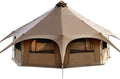 MC TOMOUNT Canvas Tent Bell Tent 16.4ft*9.2ft with Stove Jack for Glamping Family Camping Zipped Removable Floor