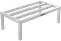 Global Industrial Aluminum Dunnage Rack 3000 Lbs Load Capacity 24 W x 18 D x 12 H Commercial Food Service Storage Rack for Restaurants Kitchen Warehouse Supermarket