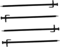 4Pcs Outdoor Metal Gardening Stakes Durable Ground Nails for Planting and Securing Tarps Greenhouse Pegs for Grass Cloth and Sunshade Use