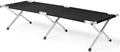 Folding Camping Cot Bed with Easy SetupSleeping Cots for Adults with Storage BagSupport 275 Lbs (Black)