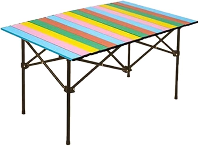 Portable Carbon Steel Camping Table Portable Camping Table Outdoor Folding Camping Table High Capacity Camping Table Folding