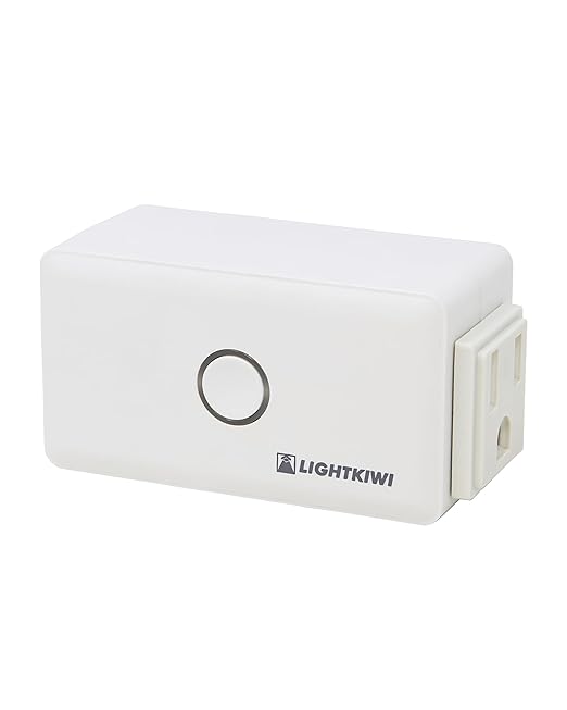 Lightkiwi E2683 WiFi Smart Plug for Low Voltage Landscape Lighting Transformer