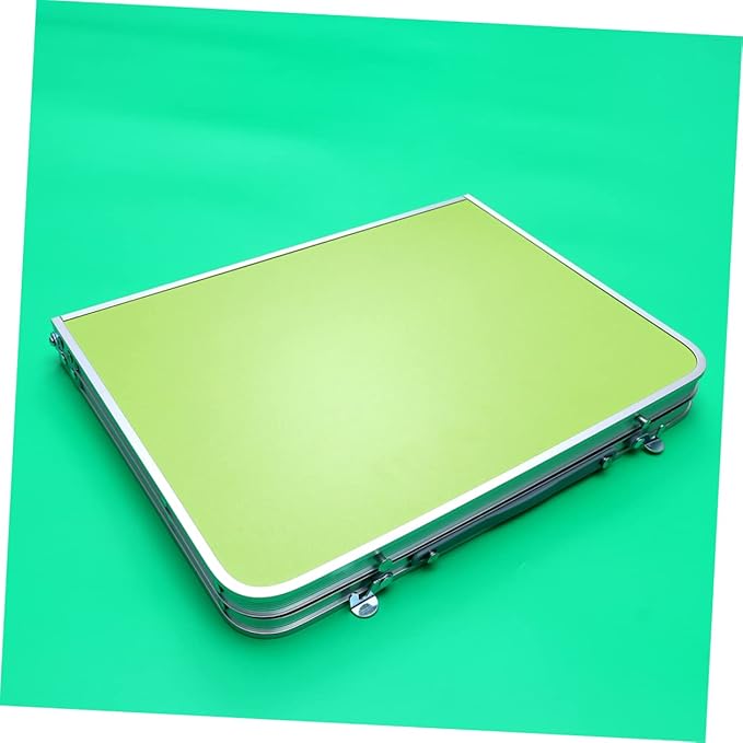 Aluminum Alloy Folding Table Compact BBQ Camping Desk Portable Computer Desk Easy to Carry Store