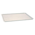 Cadco OHFSP Half-Size Flat Bun Sheet Pan 3/16-Inch Sides Aluminum (Designed to Fit Cadco Half-Size Convection Ovens)