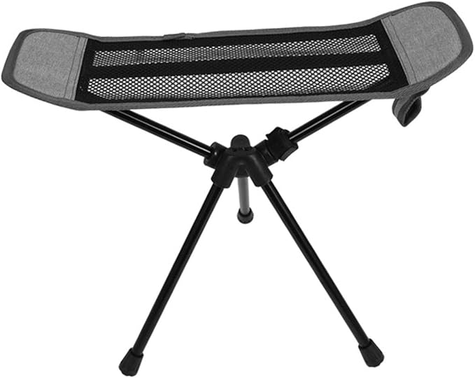 Portable Folding Chair Ottoman Outdoor Recliner Lazy Footrest Leg Rest Camping Chair Footstool for Hiking Fishing Picnic