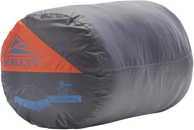 Kelty Late Start 1P - Lightweight Solo Backpacking Tent with Quickcorners Aluminum Pole Frame Waterproof Polyester Fly 1 Person Capacity