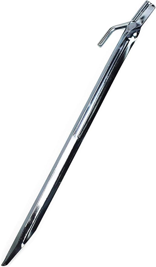 Heavy Duty Metal Sturdy Steel Tent Solid Stakes V Spikes 12 Outdoor Garden Camping Shelter Canopy Pergolas Peg Nails (10-Pack)