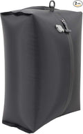 Vacuum compression bag travel storage bag portable clothing compression packaging bag waterproof and moisture-proof luggage organizer bag (Black 28L)
