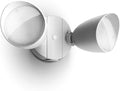 LUTEC 6222W 3500 Lumen 32 Watt 28 LED Dual-Head Floodlight Outdoor Full Metal Design Waterproof Exterior Security Wall Light for Patio Garden Yard-White